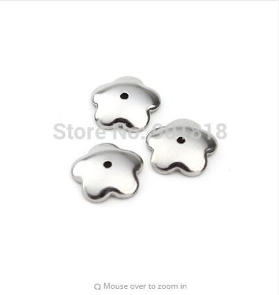 stainless steel flower loose spacer bead caps end beads 50pcs /lot hole 0.8mm diy jewelry material f2225, Silver
stainless steel flower loose spacer bead caps end beads 50pcs /lot hole 0.8mm diy jewelry material f2225, Silver