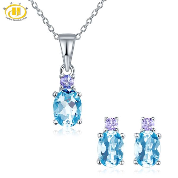hutang natural blue z & tanzanite solid 925 sterling silver bridal jewelry sets earrings & pendant women's gemstone jewelry, Black
hutang natural blue z & tanzanite solid 925 sterling silver bridal jewelry sets earrings & pendant women's gemstone jewelry, Black
