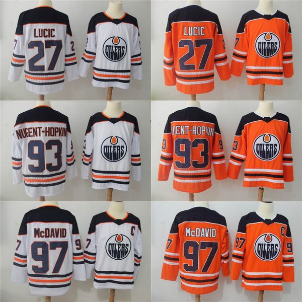 27 Milan Lucic 2017-2018 Season 93 Ryan Nugent-Hopkins 97 Connor McDavid Edmonton Oilers Hockey Jerseys Men Stitched New Jersey
27 Milan Lucic 2017-2018 Season 93 Ryan Nugent-Hopkins 97 Connor McDavid Edmonton Oilers Hockey Jerseys Men Stitched New Jersey