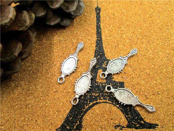 90pcs--mirror charms, antique tibetan silver lacy mirrors charm pendants 27x10mm, Bronze;silver
90pcs--mirror charms, antique tibetan silver lacy mirrors charm pendants 27x10mm, Bronze;silver