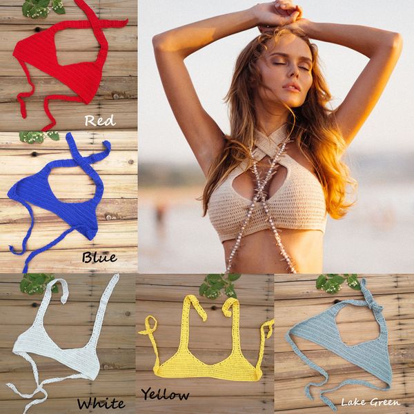 custom made handmade women's crochet thickened shoulder strap beach crochet bikini halter neck bustier crocheted top, White;black
custom made handmade women's crochet thickened shoulder strap beach crochet bikini halter neck bustier crocheted top, White;black