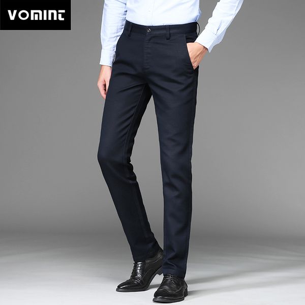 vomint 2018 new mens pants regular straight anti-wrinkle cotton elasticity fabric trousers business suit pants male blue black
vomint 2018 new mens pants regular straight anti-wrinkle cotton elasticity fabric trousers business suit pants male blue black