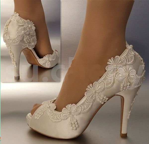 New Handmade Wonen Fashion ivory Wedding shoes Party shoes Open Toe heel ballet lace satin diamond Bridal Bridesmaid shoes size 35-42
New Handmade Wonen Fashion ivory Wedding shoes Party shoes Open Toe heel ballet lace satin diamond Bridal Bridesmaid shoes size 35-42