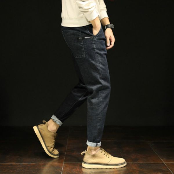 cotton jean men's pants thicken velvet warm man trousers 2018 spring winter korean style plus size brang clothing, Blue
cotton jean men's pants thicken velvet warm man trousers 2018 spring winter korean style plus size brang clothing, Blue