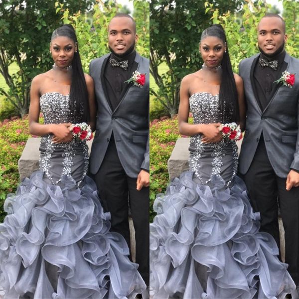 major beading mermaid prom dresses sweetheart sequins beads ruffles train celebrity evening dress african women formal wear party gowns, Black
major beading mermaid prom dresses sweetheart sequins beads ruffles train celebrity evening dress african women formal wear party gowns, Black