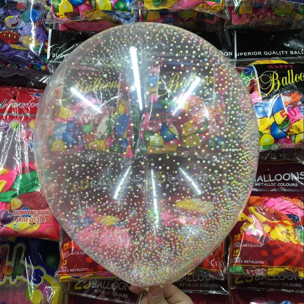 100pcs/set 12inch light latex balloons clear foam air balls inflatable wedding children birthday party decoration confetti balloon 
100pcs/set 12inch light latex balloons clear foam air balls inflatable wedding children birthday party decoration confetti balloon