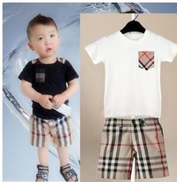 boys girls baby infants casual sports suit pocket t-shirt + plaid shorts kids children summer suit summer, White
boys girls baby infants casual sports suit pocket t-shirt + plaid shorts kids children summer suit summer, White
