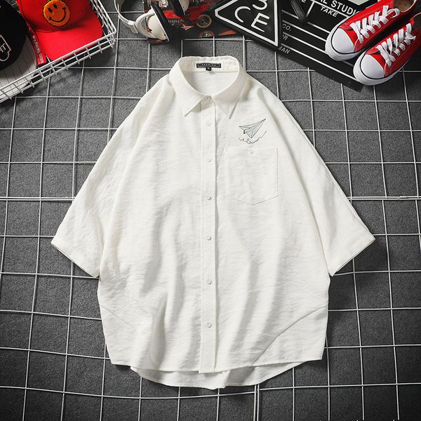 2018 men shirts men custom personalized black sleeve chemisettes unies riinr add blouse cotton embroidery man clothing hc001, White;black
2018 men shirts men custom personalized black sleeve chemisettes unies riinr add blouse cotton embroidery man clothing hc001, White;black