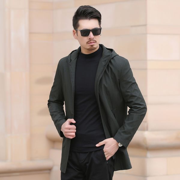 2018 осень британский стиль мужские пальто slim fit длинные пальто мужчины бизнес куртки верхняя одежда мужская высокое качество классически, Tan;black
2018 осень британский стиль мужские пальто slim fit длинные пальто мужчины бизнес куртки верхняя одежда мужская высокое качество классически, Tan;black