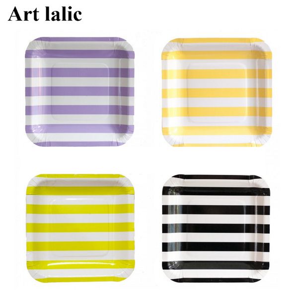 12pcs 9 inch colorful striped square dinner paper plates party decor supplies tableware kids birthday wedding cp055
12pcs 9 inch colorful striped square dinner paper plates party decor supplies tableware kids birthday wedding cp055