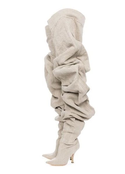 Top New Brand 2018 Fashion Women Solid Gray Brown Stiletto Heel Zip Side Over The Knee Thigh Irregular Super Long Boots Lady
Top New Brand 2018 Fashion Women Solid Gray Brown Stiletto Heel Zip Side Over The Knee Thigh Irregular Super Long Boots Lady