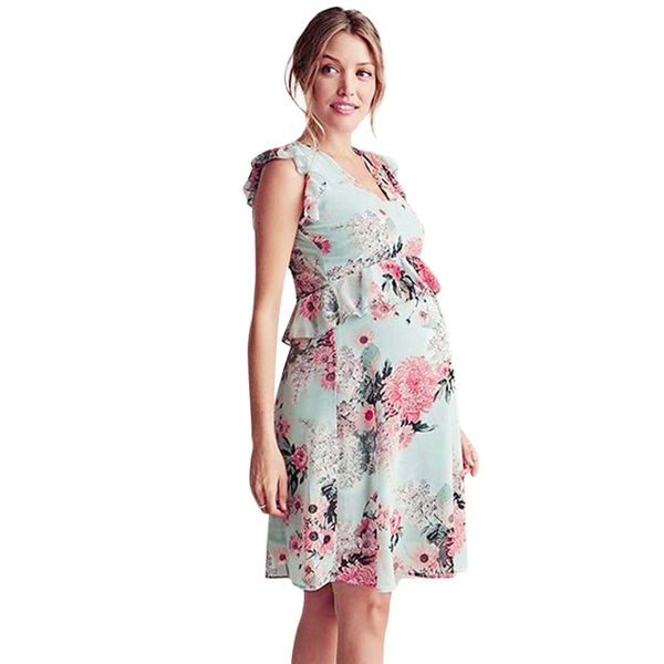 telotuny summer fashion womens mother casual floral falbala pregnant dress for maternity women clothes sleeveless dresses ju 28, White
telotuny summer fashion womens mother casual floral falbala pregnant dress for maternity women clothes sleeveless dresses ju 28, White
