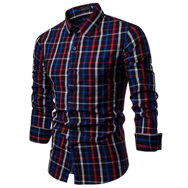 drop shipping men plaid shirt long sleeve cotton shirts 2018 autumn winter fashion casual regular checkered chemise homme, White;black
drop shipping men plaid shirt long sleeve cotton shirts 2018 autumn winter fashion casual regular checkered chemise homme, White;black
