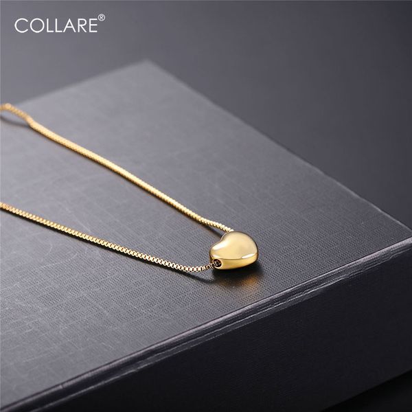 collare little heart clavicle chain gold/black/rose gold color necklace women 316l stainless steel love gift jewelry p826, Silver
collare little heart clavicle chain gold/black/rose gold color necklace women 316l stainless steel love gift jewelry p826, Silver