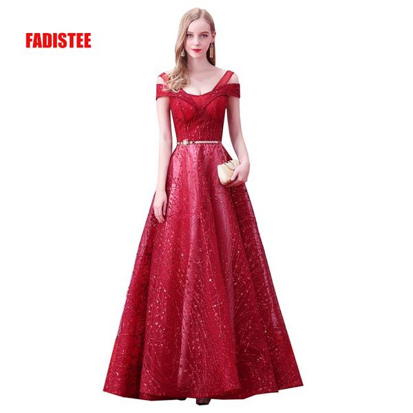 fadistee autumn 2018 new arrival party evening dresses v-neck bling sequins vestido de festa prom party robe de soiree frock banquet, Black 
fadistee autumn 2018 new arrival party evening dresses v-neck bling sequins vestido de festa prom party robe de soiree frock banquet, Black
