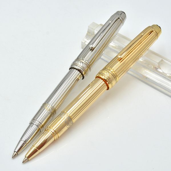 Luxury Mini 11.5cm Metal Stripe Rollerball fountain pen with fine carving stationery Office school supplies Monte brand cute write ink pens
Luxury Mini 11.5cm Metal Stripe Rollerball fountain pen with fine carving stationery Office school supplies Monte brand cute write ink pens