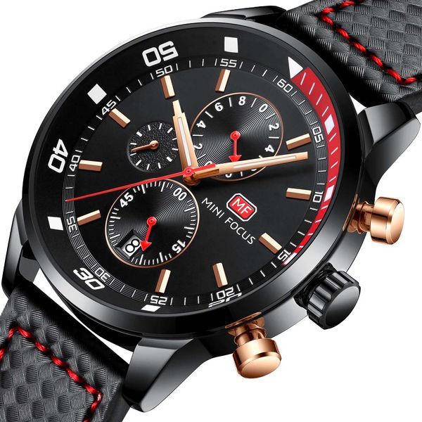 mini focus male watches sports watch luminous calendar waterproof genuine leather strap 0017g, Slivery;brown
mini focus male watches sports watch luminous calendar waterproof genuine leather strap 0017g, Slivery;brown