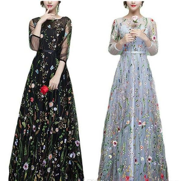 fashion illusion sheer black evening dresses ball embroidery 2018 long floral party prom dresses pageant gowns flower spring robe de soiree
fashion illusion sheer black evening dresses ball embroidery 2018 long floral party prom dresses pageant gowns flower spring robe de soiree