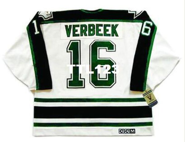 mens #16 pat verbeek dallas stars 1990's ccm vintage hockey jersey or custom any name or number retro jersey, Black;red
mens #16 pat verbeek dallas stars 1990's ccm vintage hockey jersey or custom any name or number retro jersey, Black;red