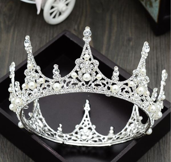 2018 new princess crown ornament bridal hair hoop wedding gown wedding dress accessories, Silver
2018 new princess crown ornament bridal hair hoop wedding gown wedding dress accessories, Silver