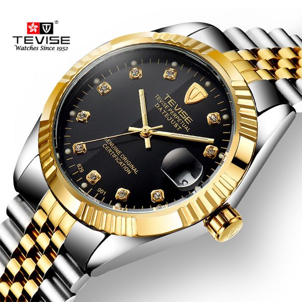 brand tevise luxury automatic watch man tourbillon role mechanical watch movement gold clock relogio masculino 2017 new d18101301, Slivery;brown
brand tevise luxury automatic watch man tourbillon role mechanical watch movement gold clock relogio masculino 2017 new d18101301, Slivery;brown
