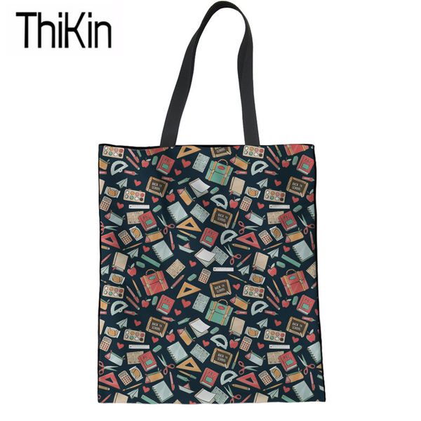 thikin canvas tote bags for women cartoon teacher books printing shopping bags large ladies shoulder shopper bag girls book
thikin canvas tote bags for women cartoon teacher books printing shopping bags large ladies shoulder shopper bag girls book