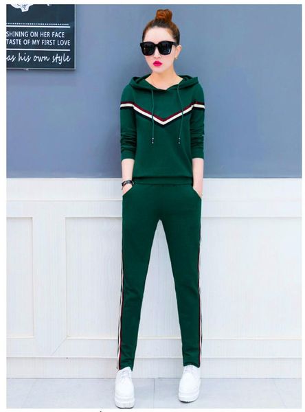 new thin slim straight pants sport suit plus size sweater two piece set loose long pant breathable trainning & exercise sets, White;black
new thin slim straight pants sport suit plus size sweater two piece set loose long pant breathable trainning & exercise sets, White;black