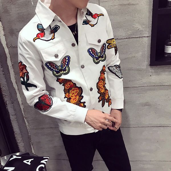 embroidery jacket mens bomber jackets streetwear 2018 autumn winter jaqueta masculina slim fit casacas para hombre white black, Black;brown
embroidery jacket mens bomber jackets streetwear 2018 autumn winter jaqueta masculina slim fit casacas para hombre white black, Black;brown