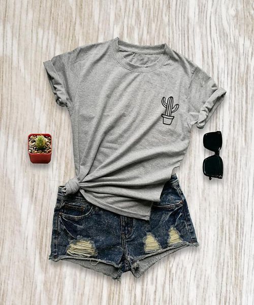 cactus print t-shirt women graphic tshirts tumblr hip-hop planter cacti shirt outfits cotton tee, White
cactus print t-shirt women graphic tshirts tumblr hip-hop planter cacti shirt outfits cotton tee, White