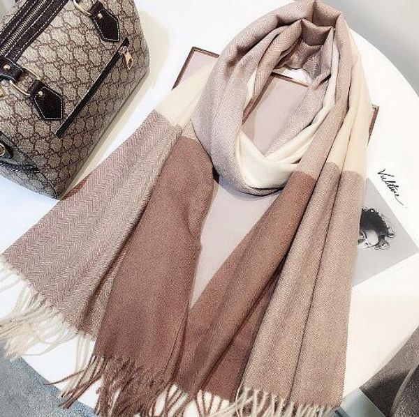 autumn and winter new burr scarf warm korean version of large plaid double-sided imitation cashmere scarf shawl dual use, Blue;gray
autumn and winter new burr scarf warm korean version of large plaid double-sided imitation cashmere scarf shawl dual use, Blue;gray