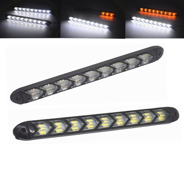 2pcs led drl daytime running light car styling dynamic streamer flow amber turn signal warning steering fog day lamp
2pcs led drl daytime running light car styling dynamic streamer flow amber turn signal warning steering fog day lamp