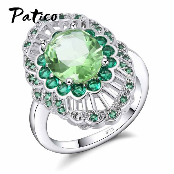 whole salepatico trendy 925 sterling silver wedding rings for women luxury green stone zirconia round rings colorful valentine's day gi, Golden;silver
whole salepatico trendy 925 sterling silver wedding rings for women luxury green stone zirconia round rings colorful valentine's day gi, Golden;silver