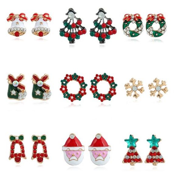 christmas stud earrings girls ladies party jewelry accessories santa clause , chrimstmas trees, christmas garland ear studs, Golden;silver
christmas stud earrings girls ladies party jewelry accessories santa clause , chrimstmas trees, christmas garland ear studs, Golden;silver