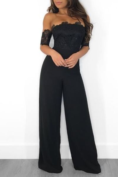 women rompers off shoulder lace short sleeve summer solid clubwear playsuit casual party jumpsuit romper, Black;white
women rompers off shoulder lace short sleeve summer solid clubwear playsuit casual party jumpsuit romper, Black;white