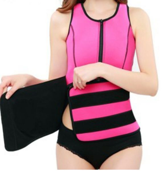women breathable waistband belt sports gym slim body exercise waist support yoga belt burning zip fat vest female fitness tools, Black;gray
women breathable waistband belt sports gym slim body exercise waist support yoga belt burning zip fat vest female fitness tools, Black;gray