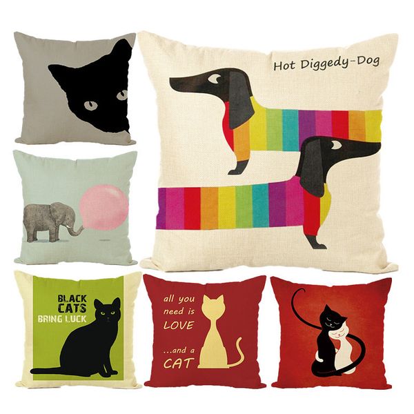 new pillow cover cartoon animal dog cat cushion cover digital printing linen hold pillowcase sofa cushion cover car waist pillow case
new pillow cover cartoon animal dog cat cushion cover digital printing linen hold pillowcase sofa cushion cover car waist pillow case