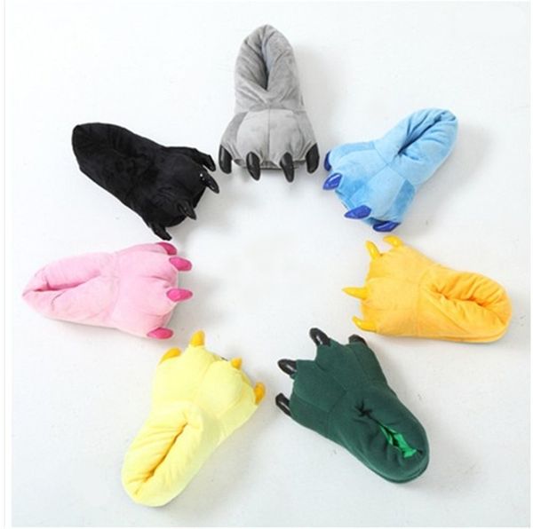 dinosaur' dipper thicken increase paws cotton super soft warm cartoon cotton slippers, Black;grey
dinosaur' dipper thicken increase paws cotton super soft warm cartoon cotton slippers, Black;grey