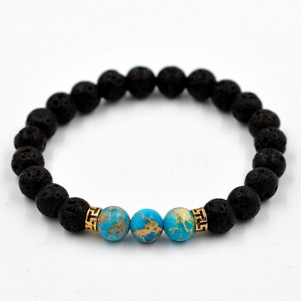 turquoises lava stone bracelet natural gem stone chakra reiki bracelets men pulsera, Golden;silver
turquoises lava stone bracelet natural gem stone chakra reiki bracelets men pulsera, Golden;silver