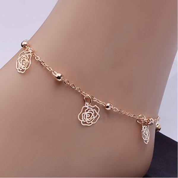 punk ankle bracelets hollow rose & beading gold tone ankle chain foot chains barefoot beach sandals yoga foot chain, Red;blue
punk ankle bracelets hollow rose & beading gold tone ankle chain foot chains barefoot beach sandals yoga foot chain, Red;blue