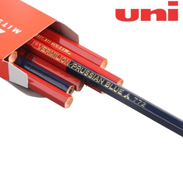 6 pcs/lot mitsubishi uni 772 pencil red & blue 2 color pencils & writing supplies office school supplies
6 pcs/lot mitsubishi uni 772 pencil red & blue 2 color pencils & writing supplies office school supplies