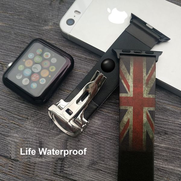 strap genuine leather flag style watch band series 1 2 3 watch strap watchbands iwatch 38mm 42mm, Black;brown
strap genuine leather flag style watch band series 1 2 3 watch strap watchbands iwatch 38mm 42mm, Black;brown