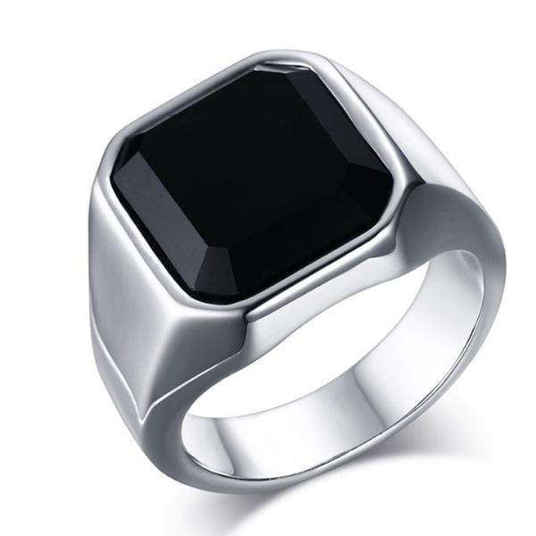 square black crystal stone thick band ring men in titanium stainless steel silver color brief style mens jewelry large size, Golden;silver
square black crystal stone thick band ring men in titanium stainless steel silver color brief style mens jewelry large size, Golden;silver