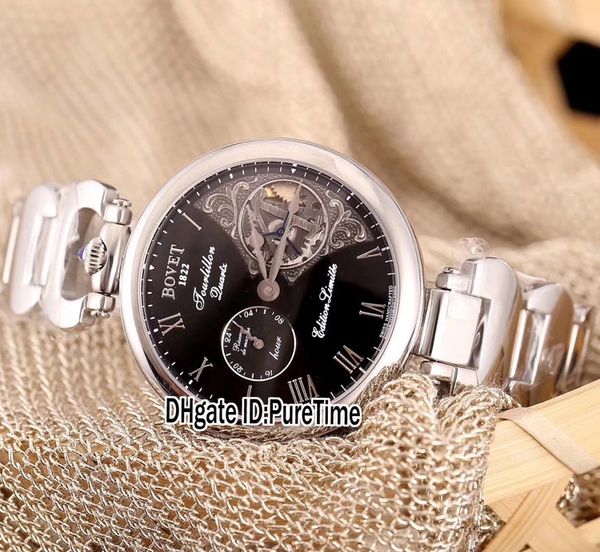new bovet amadeo fleurier grand complications 44 7-day tourbillon steel case swiss quartz skeleton black dial mens watch sports watches, Slivery;brown
new bovet amadeo fleurier grand complications 44 7-day tourbillon steel case swiss quartz skeleton black dial mens watch sports watches, Slivery;brown