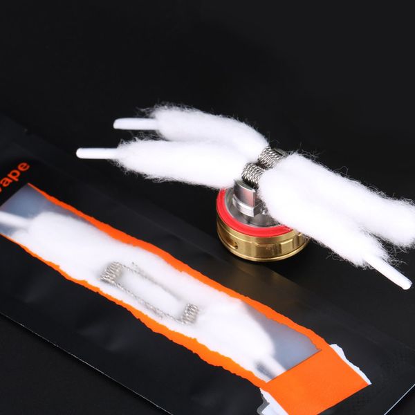 Hugsvape Snow Cotton Coil Kit Set Clapton Coils or Mix Twisted Coils with Organic Hardcover Shoelace Design Cottons For Atomizers
Hugsvape Snow Cotton Coil Kit Set Clapton Coils or Mix Twisted Coils with Organic Hardcover Shoelace Design Cottons For Atomizers