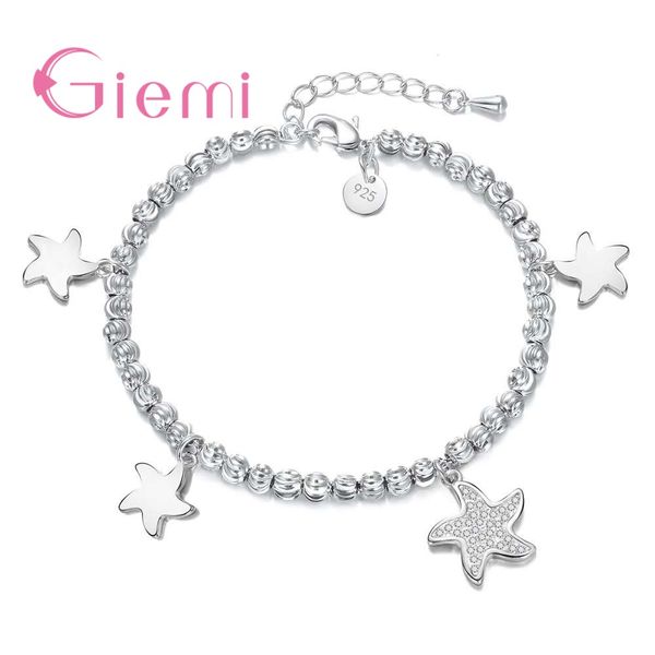 giemi new arrival genuine 925 sterling silver sweet starfish clear cz link bracelet luxury silver wedding jewelry, Black
giemi new arrival genuine 925 sterling silver sweet starfish clear cz link bracelet luxury silver wedding jewelry, Black