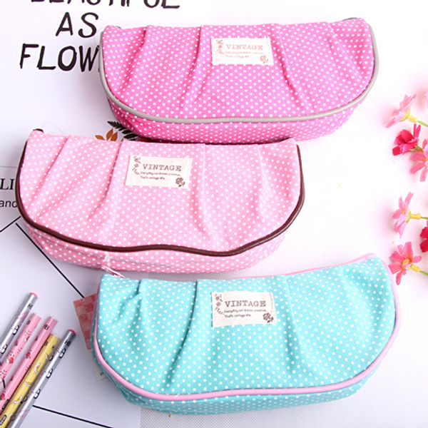 1pc kawaii candy color dot series pencils bag big storage pen pencil bags canvas stationery school office supplies (ss-1539
1pc kawaii candy color dot series pencils bag big storage pen pencil bags canvas stationery school office supplies (ss-1539