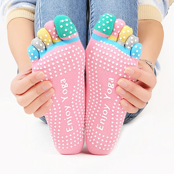 Non Slip Grip Socks Fitness Women Antiskid Professional Soft Cotton Five Fingers Socks Silicone Massage Socks
Non Slip Grip Socks Fitness Women Antiskid Professional Soft Cotton Five Fingers Socks Silicone Massage Socks
