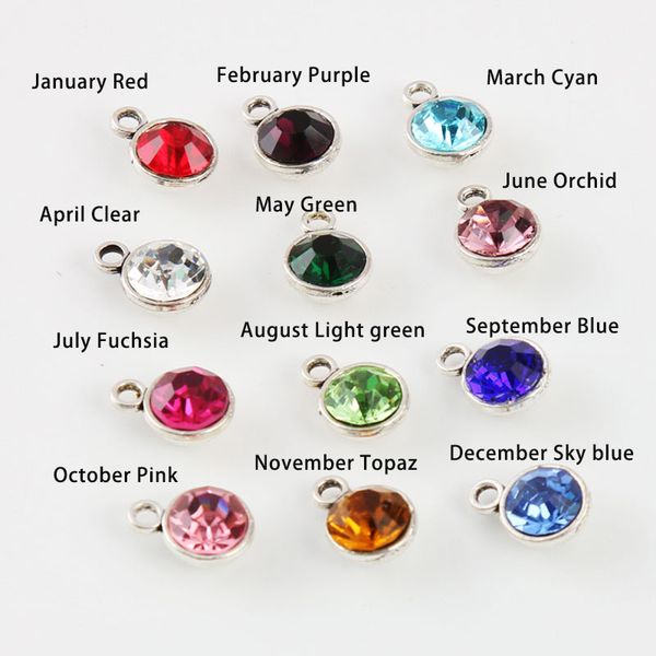 fashion 12 month birthstone charms crystal bangle charms vintage alloy jewelry making finding accessories aac733-, Bronze;silver
fashion 12 month birthstone charms crystal bangle charms vintage alloy jewelry making finding accessories aac733-, Bronze;silver
