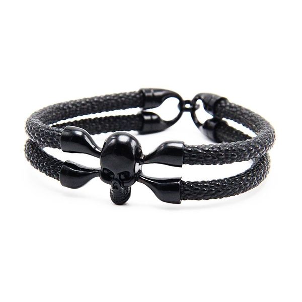 2017 baseball stingray bracelet luxury man skull bracelet matt and shinne black color leather, Golden;silver
2017 baseball stingray bracelet luxury man skull bracelet matt and shinne black color leather, Golden;silver