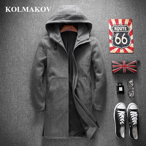 kolmakov new men's trench coats 2018 autumn mens wool trench coat -4xl hooded windbreakers masculino good quality jackets men, Tan;black
kolmakov new men's trench coats 2018 autumn mens wool trench coat -4xl hooded windbreakers masculino good quality jackets men, Tan;black